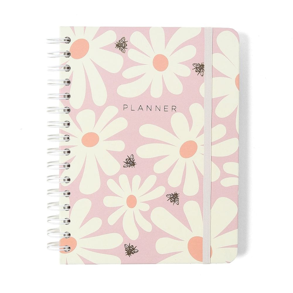 Planner Permanente A5 Wire-o Cicero - Melissa, Pink Bloomy