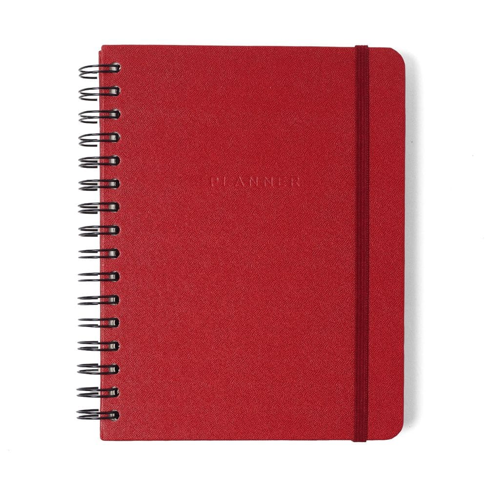 Planner Permanente A5 Wire-O Cicero - Clássico Vermelho