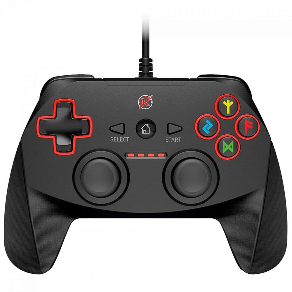 Controle Gamer Kalkan Dagaz, USB, Preto