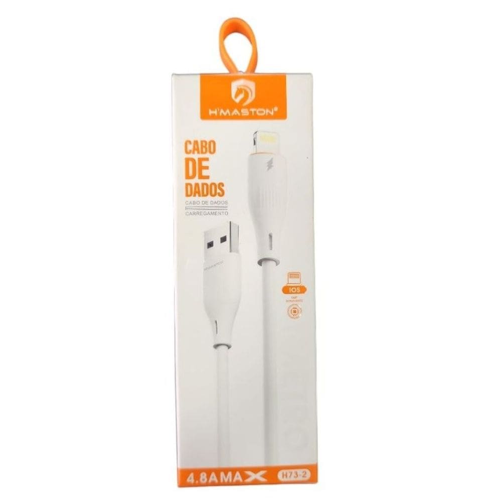 Cabo para Celular Smartphone USB Tipo IOS - 01 Metro Turbo 4.8A - Dados Ultra Performance Rápido - PANAMI
