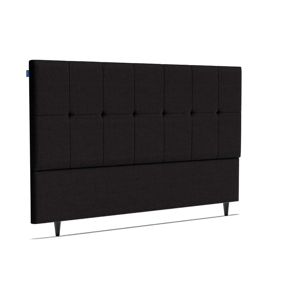 Cabeceira Piave Veluto Preto Sup King (8x195x120) - Ortobom