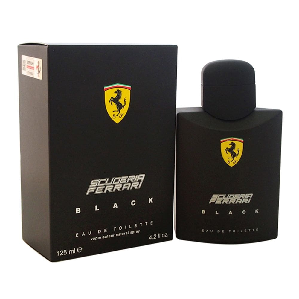 Perfume Ferrari Scuderia Black Eau De Toilette 125ml para homens