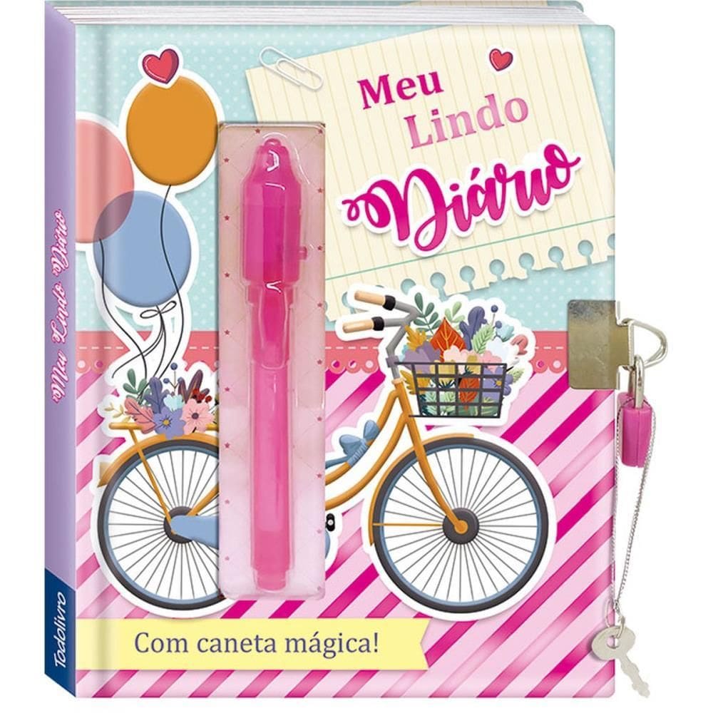 Diário Meu Lindo Diário com Cadeado Grande - Todolivro