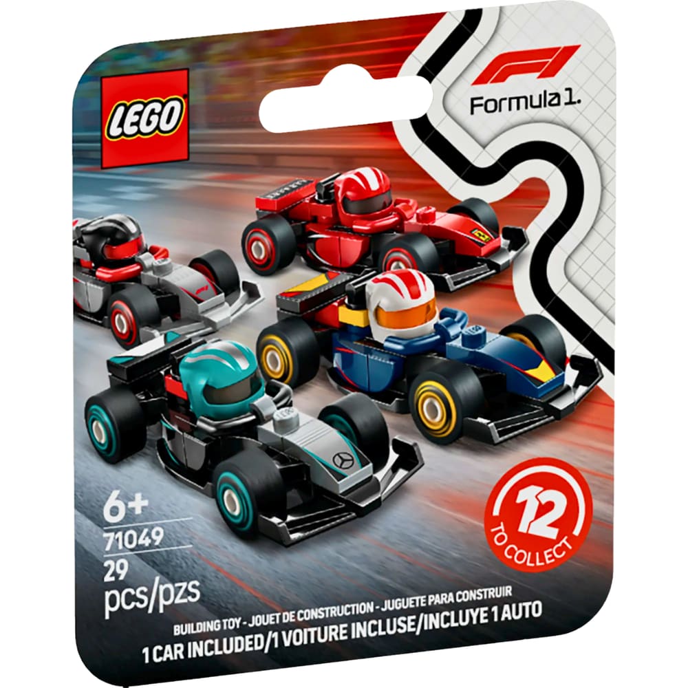 Blocos Lego Carros de Corrida Colecionáveis F1 71049