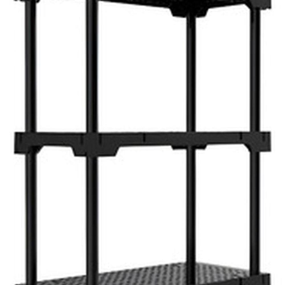 Estante Plastico 167x70x35cm Branca 5 Prateleiras Ate 125kg