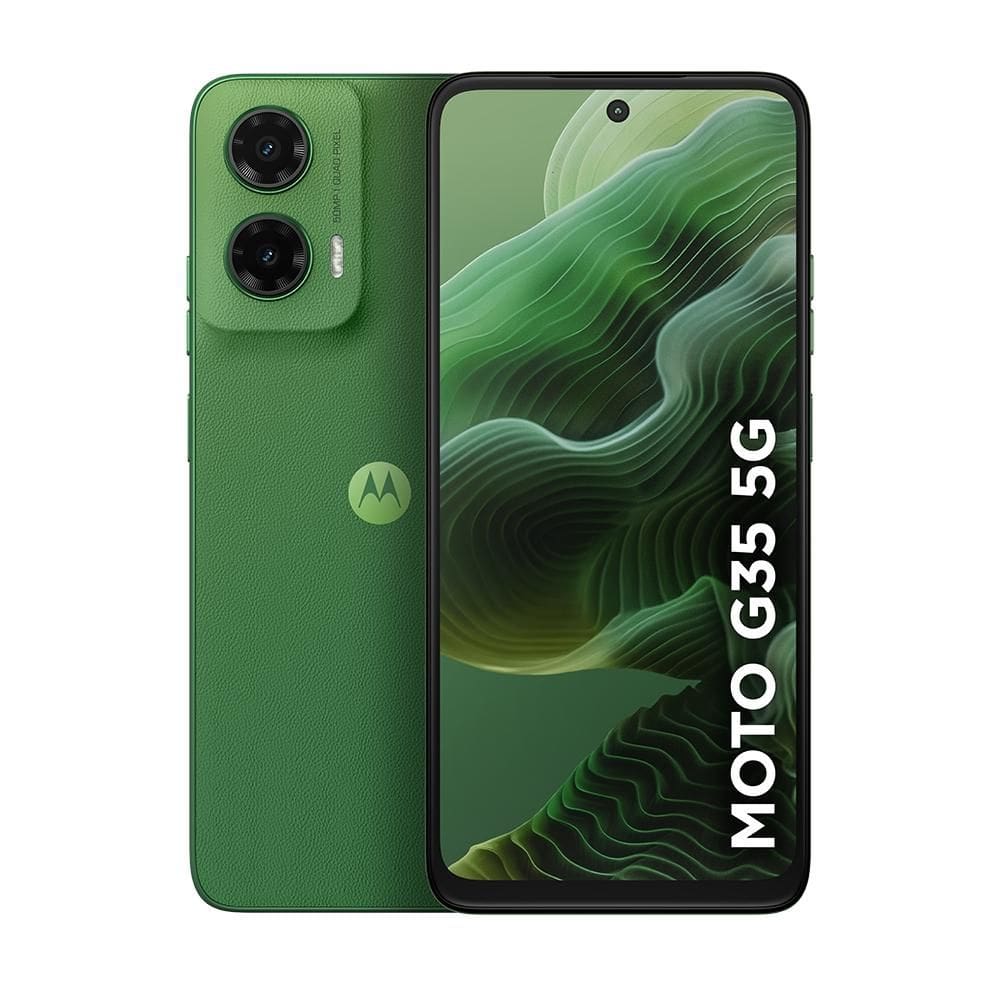 Smartphone Motorola Moto G35 5G 128GB 4GB RAM Câmera Dupla 50MP + 8MP Selfie 16MP 6.7” Verde + Ubook Livros Digitais