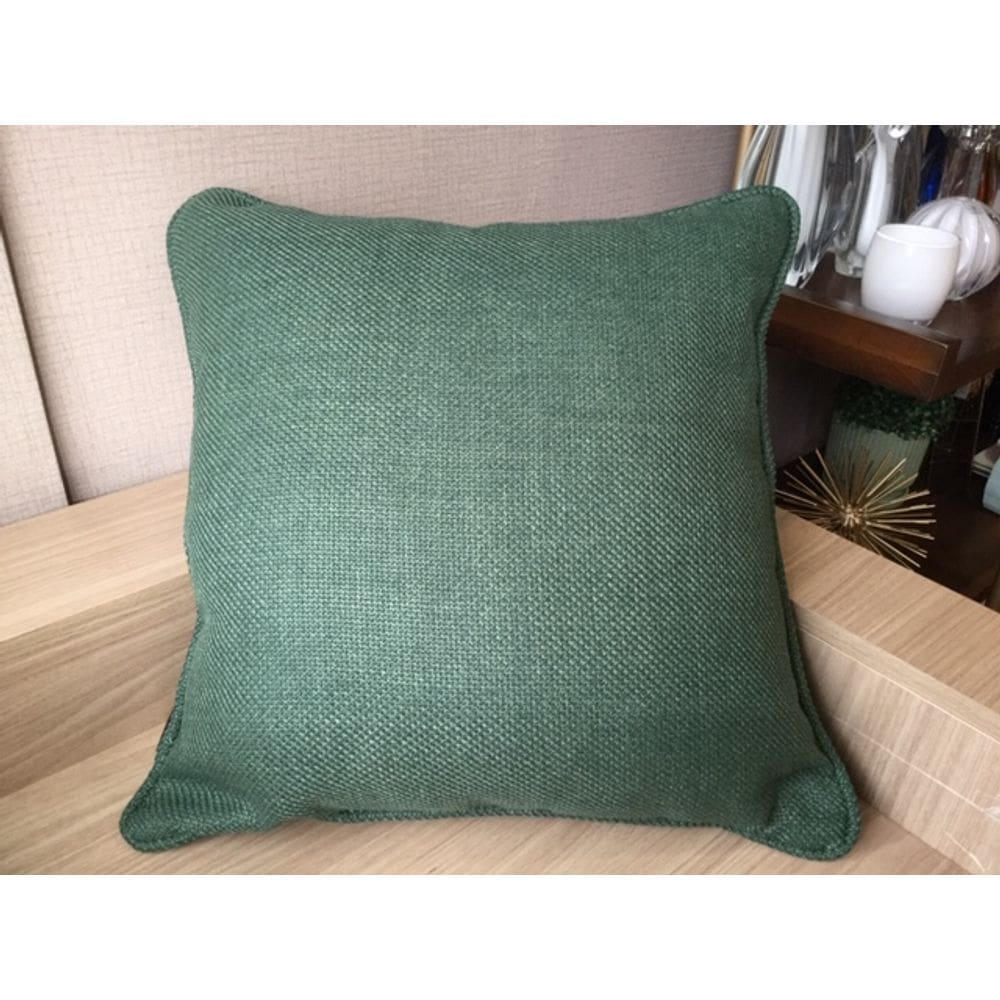 Almofada de Linho Verde 52 x 52
