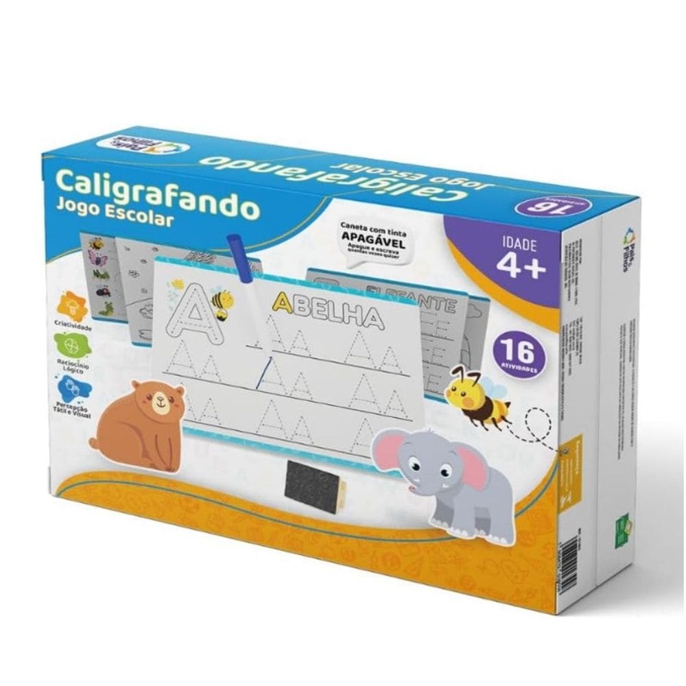 Jogo Escolar Caligrafando - Pais & Filhos