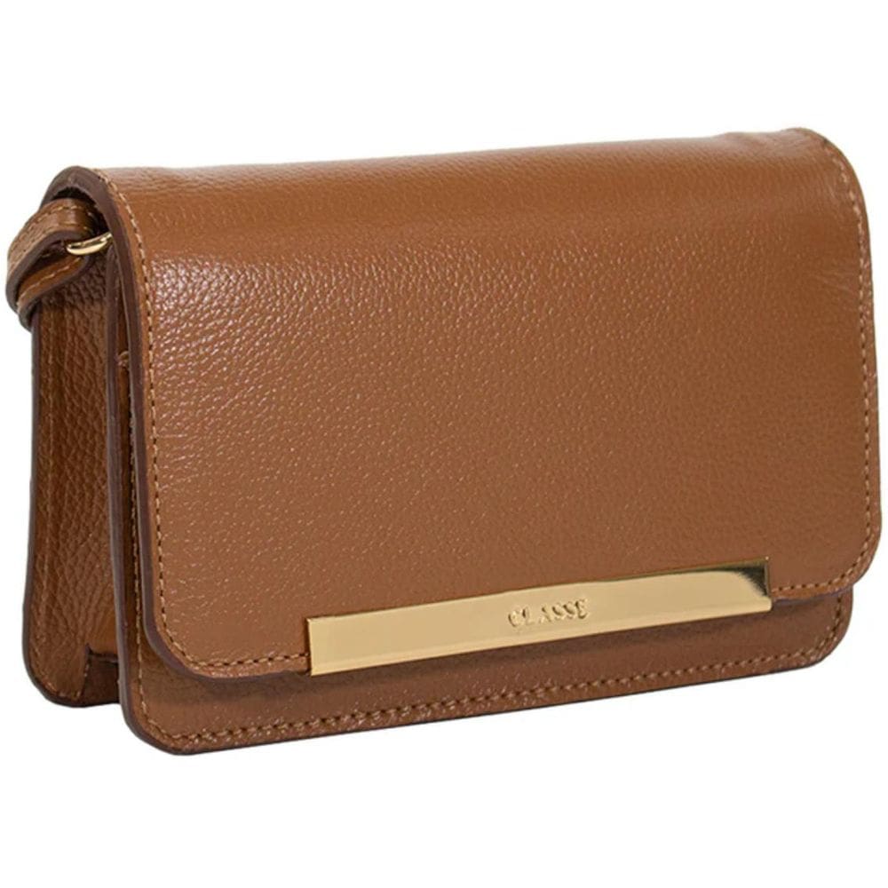 Bolsa Classe Couro autêntico Bag Lore Feminina - Marrom