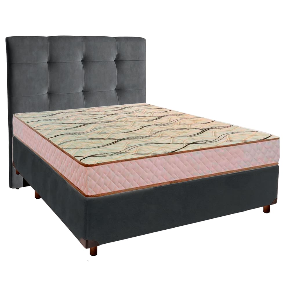 Kit Cama Box + Cabeceira + Colchão Casal D33 - Maxsono - Paropas
