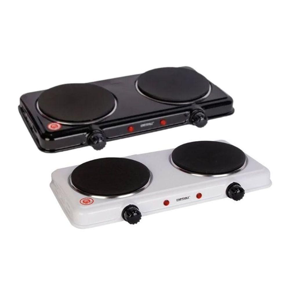 Fogareiro Elétrico Fogão Portátil De 2 Bocas 2000w 110V