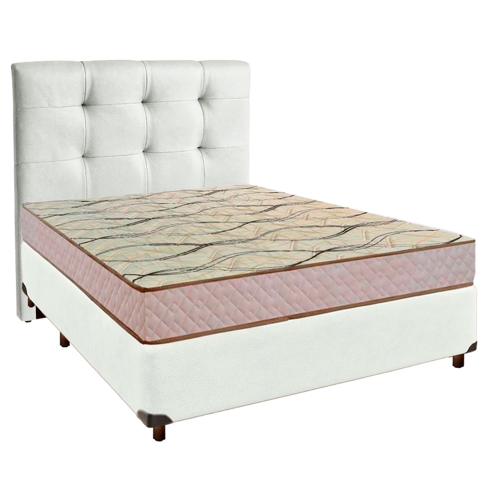 Kit Cama Box + Cabeceira + Colchão Casal D33 - Maxsono - Paropas