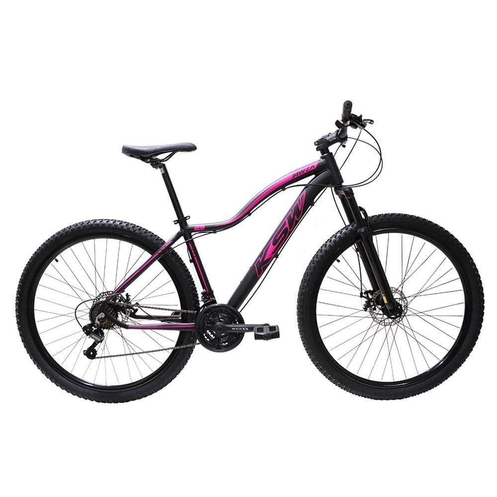 Bicicleta Aro 29 Ksw Bike Feminina Shimano Freio A Disco 21 Marchas Preto Fos -ad Rosa 15