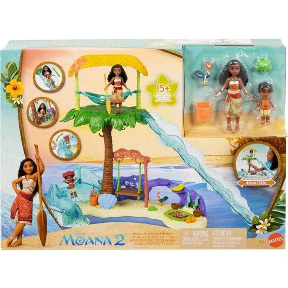 Playset Moana 2 Conjunto de Brinquedo Oceano Mattel Jff12