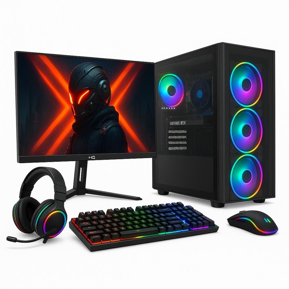 PC Gamer Completo Skill New G Ryzen 7 5700G, 16GB, Radeon RX 6600 8GB, SSD M2 512GB, Monitor 24” 180HZ - SKR19