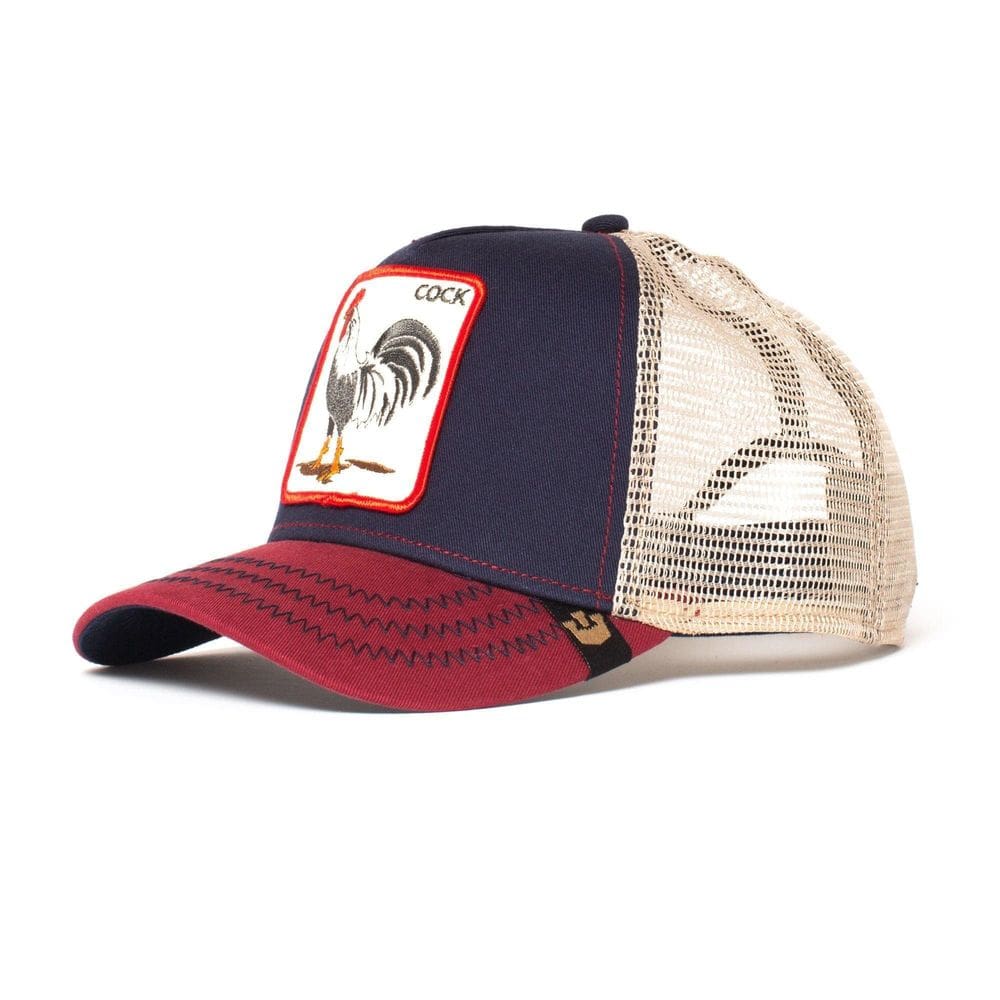 Chapéu de caminhoneiro Goorin Bros. The Farm Adjustable Snapback Navy