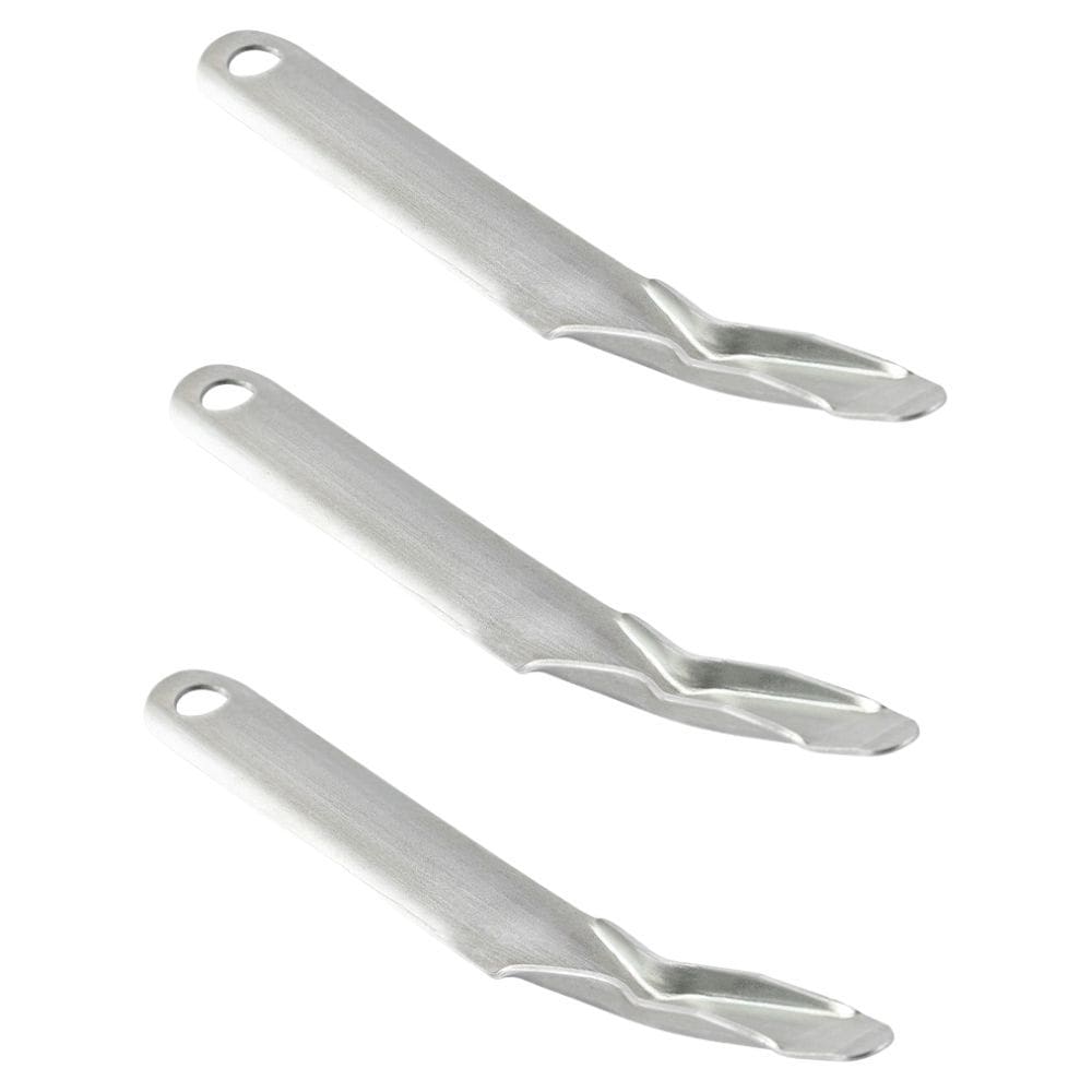 Kit 03 Extrator De Grampos Espatula de Metal - Maxcril | Papelaria | Material Escolar | Escritório | Removedor |