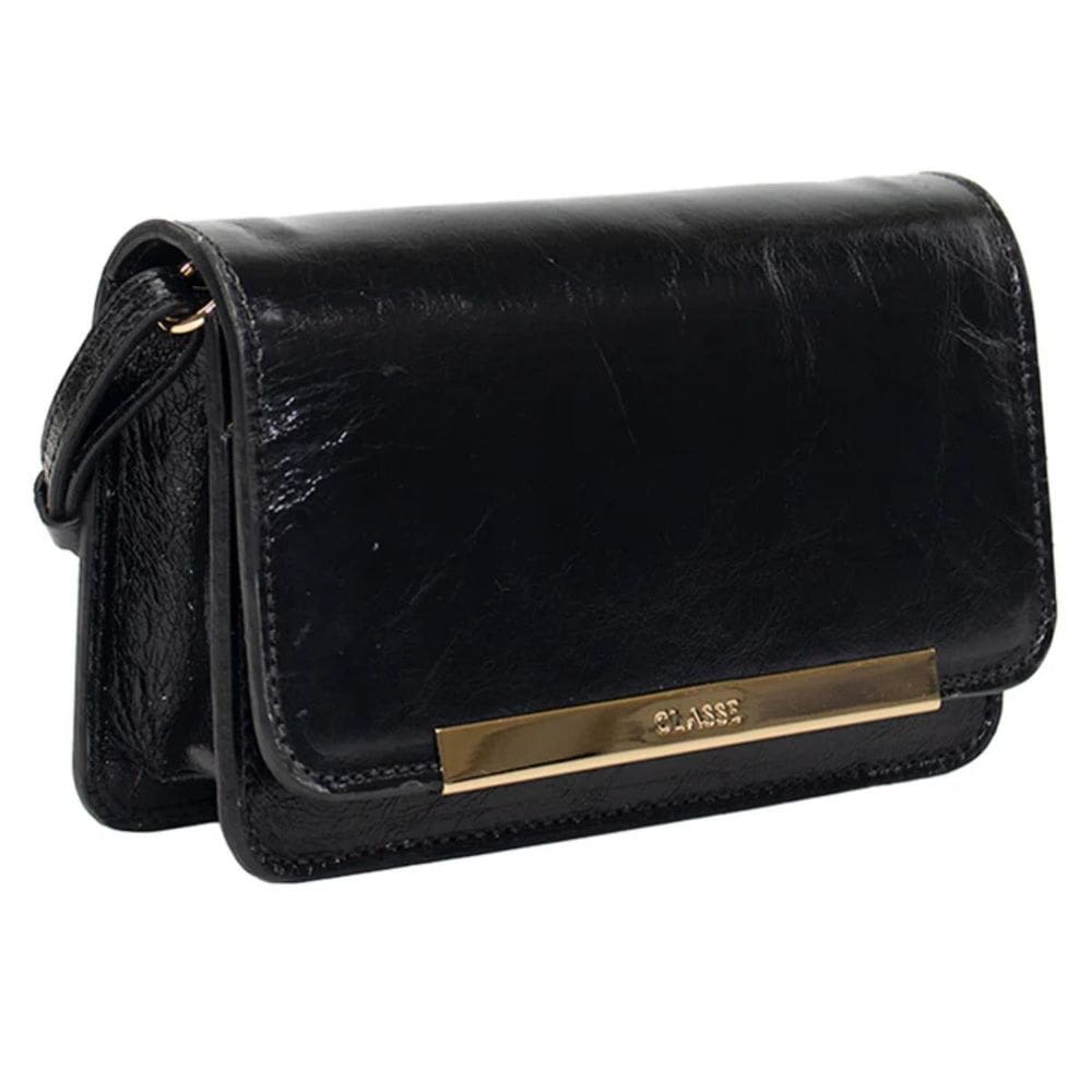 Bolsa Classe Couro autêntico Bag Lore Feminina - Preto