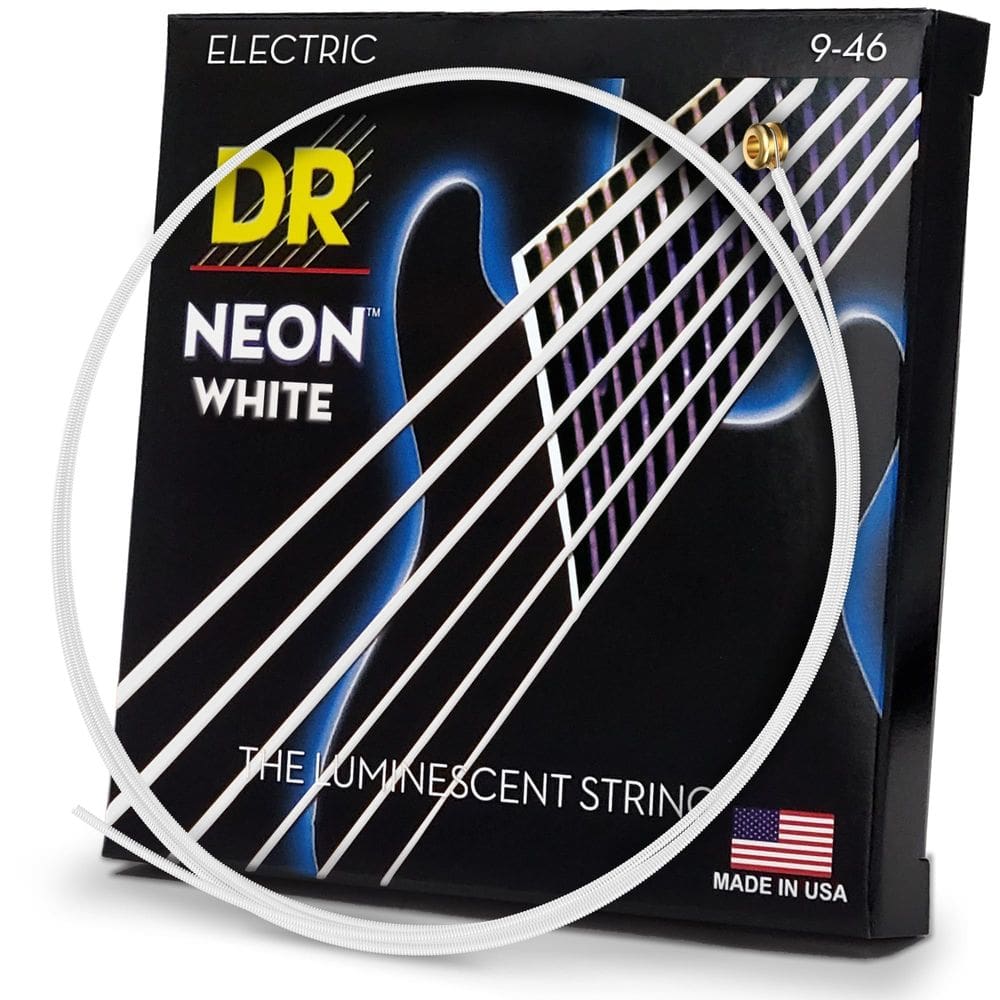 Cordas de guitarra elétrica DR Strings HI-DEF NEON NWE-9/46
