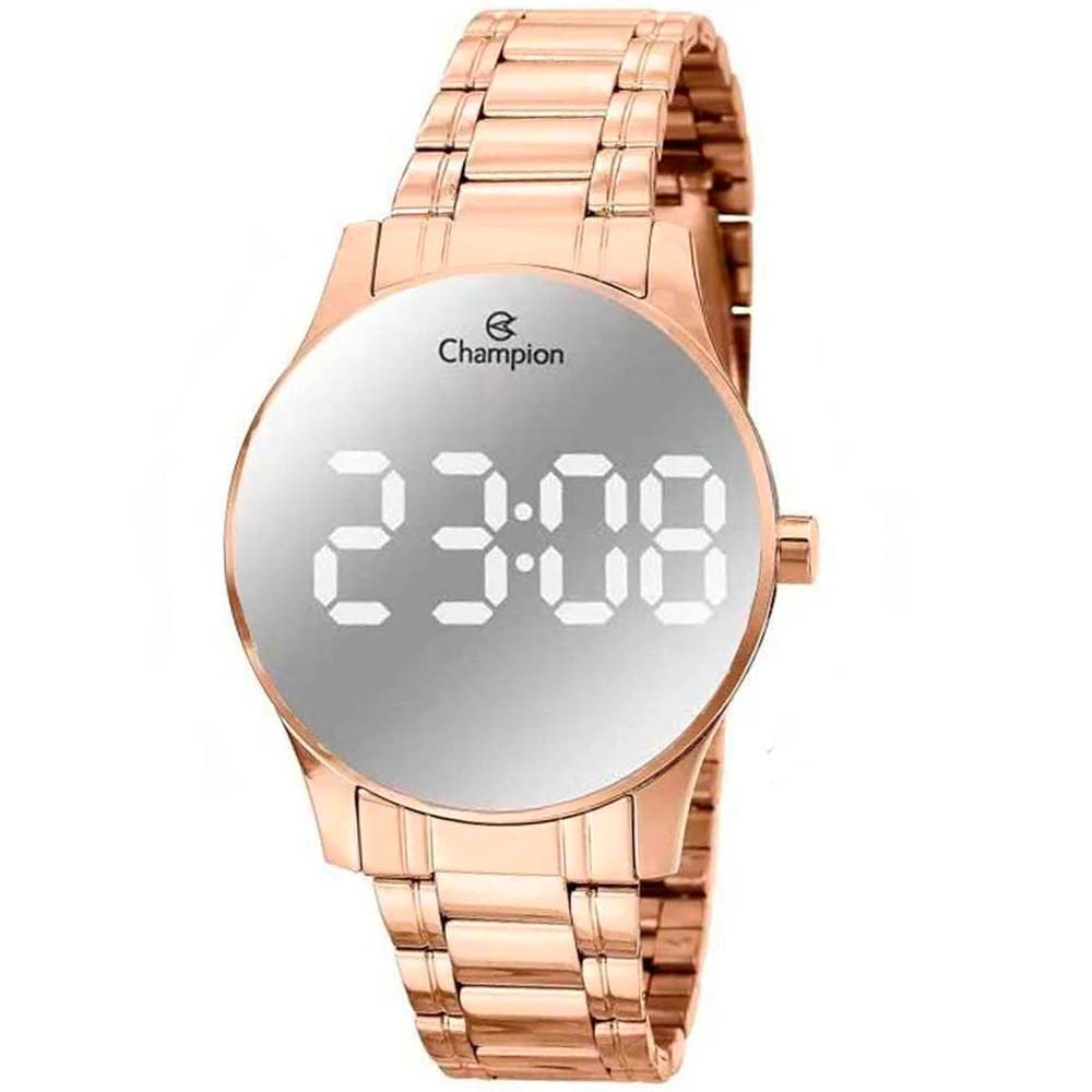 Relógio CHAMPION feminino digital rosê CH48046P