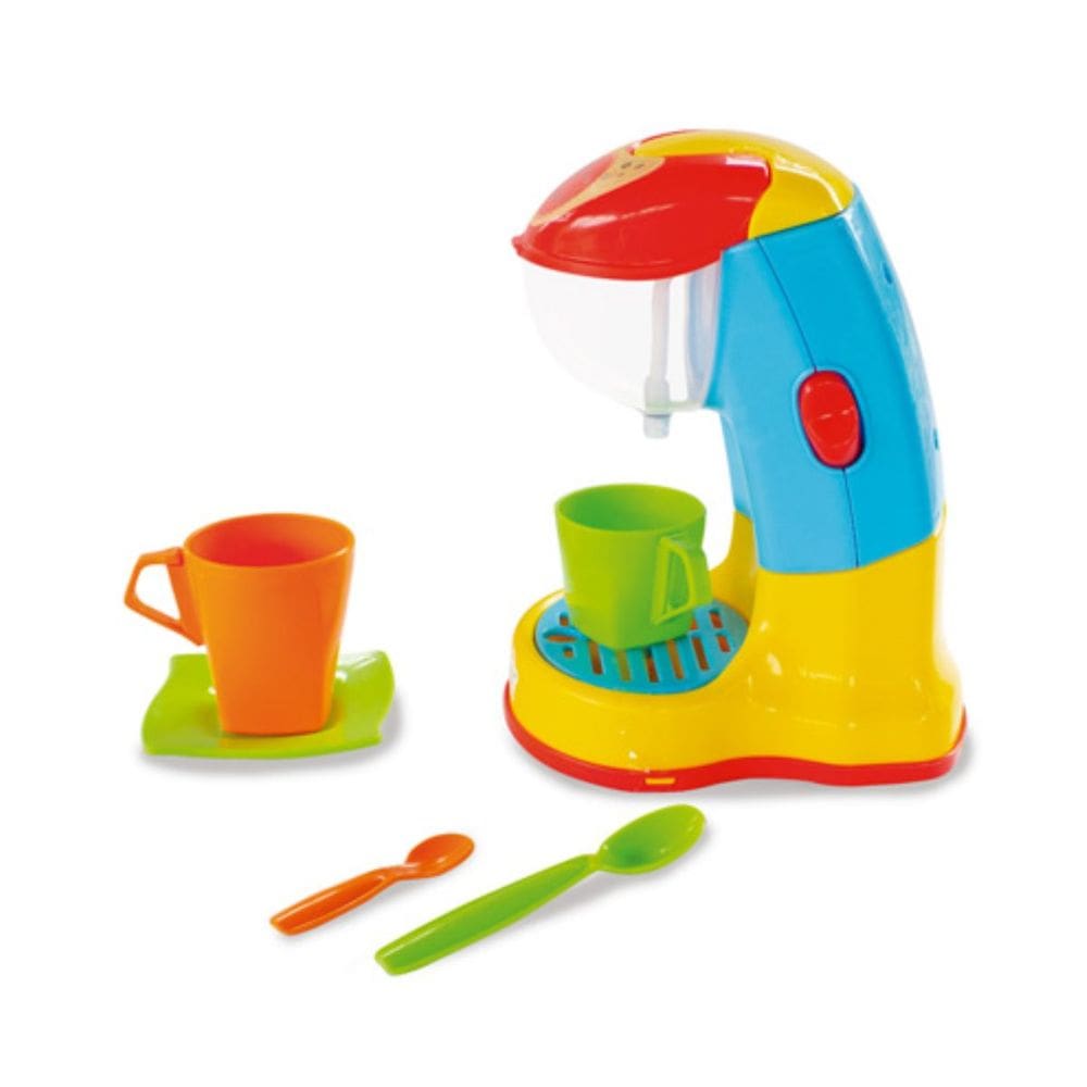 Brinquedo Interativo Cafeteira Expresso Xícara Caneca Colher Infantil Colorida Maral