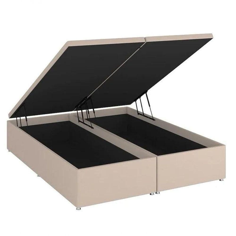 Base Baú Physical Bege Queen (158x198x39) - Ortobom