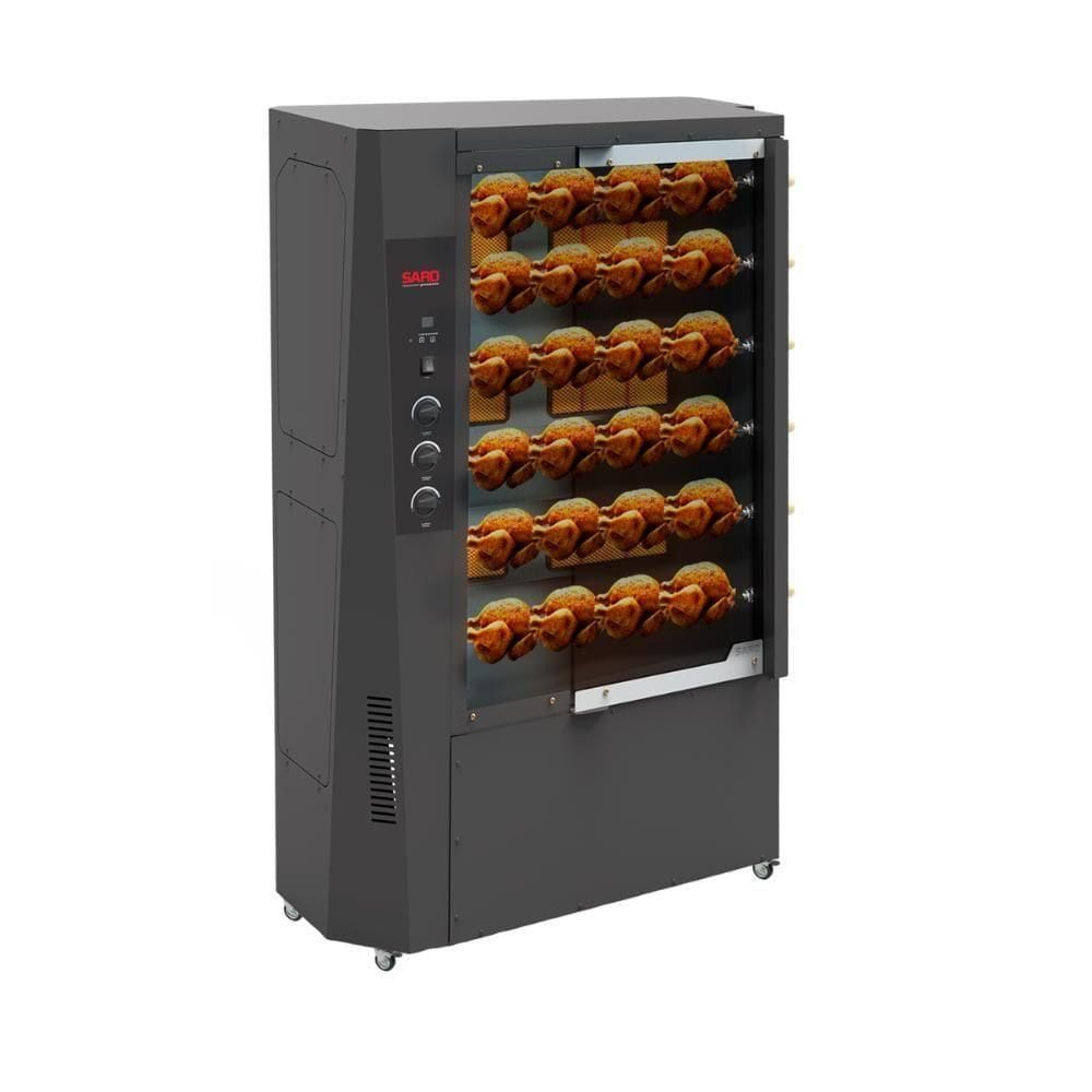 Churrasqueira Assador A Gas Glp Para Frango Bivolt Ch30 Saro