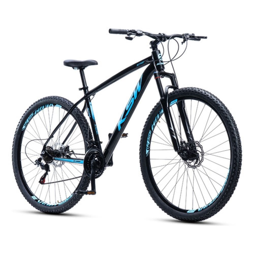 Bicicleta Aro 29 Ksw 24 Vel Alumínio Freio Hidráulico Mtb