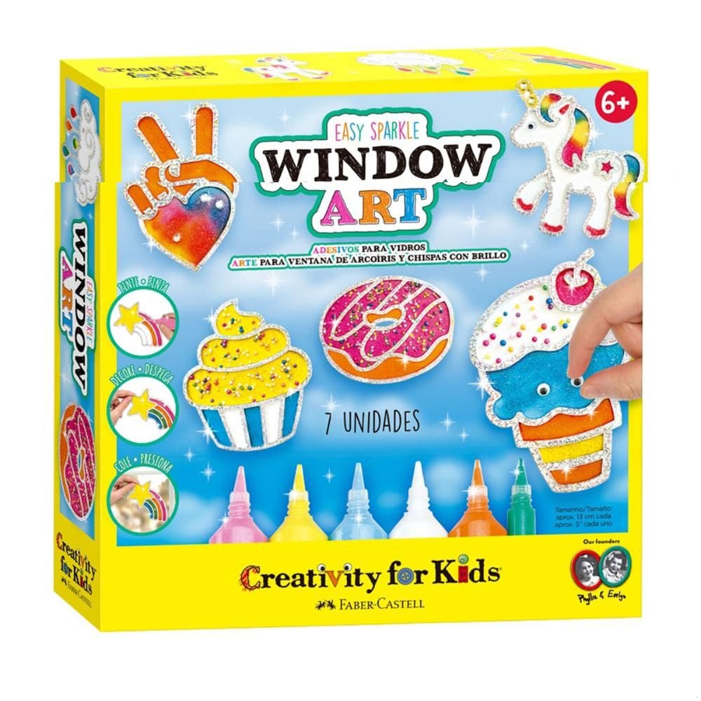Kit Adesivos para Vidros Creativity for Kids Faber-Castell