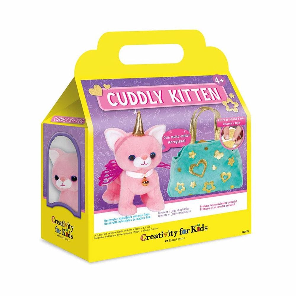 Gatinho de Pelúcia Creativity for Kids 6221900 Faber Castell