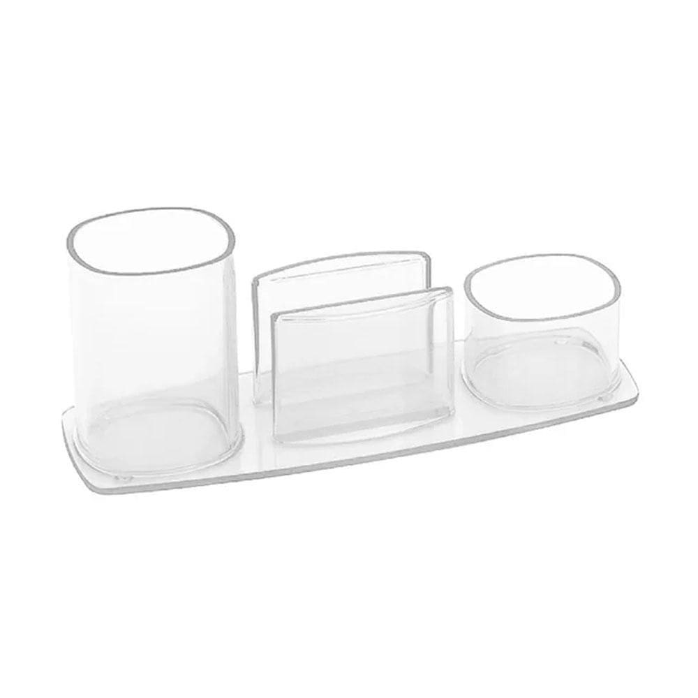 Porta lembrete/lápis/clips Cristal - 742.3 Super X - Acrimet