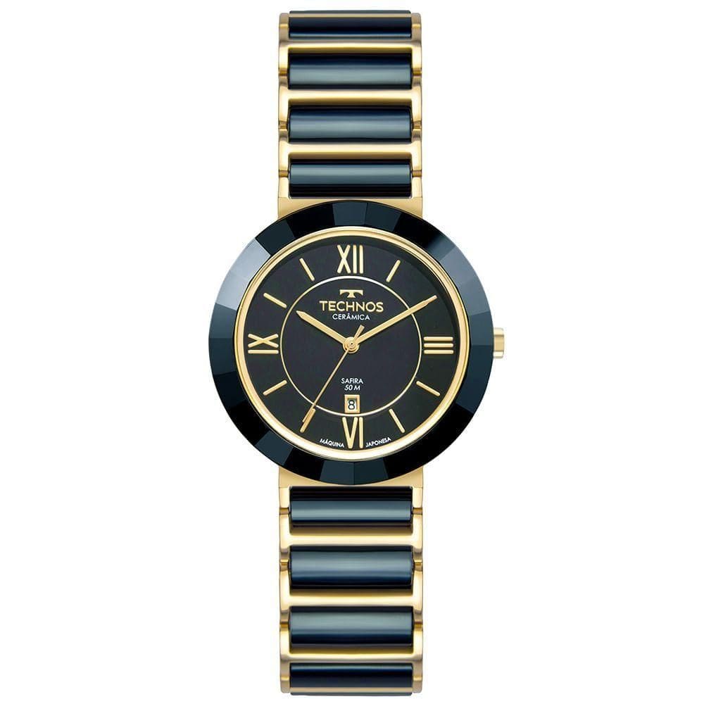 Relógio Technos Feminino Ceramic/saphire Dourado - 2015ce/1a