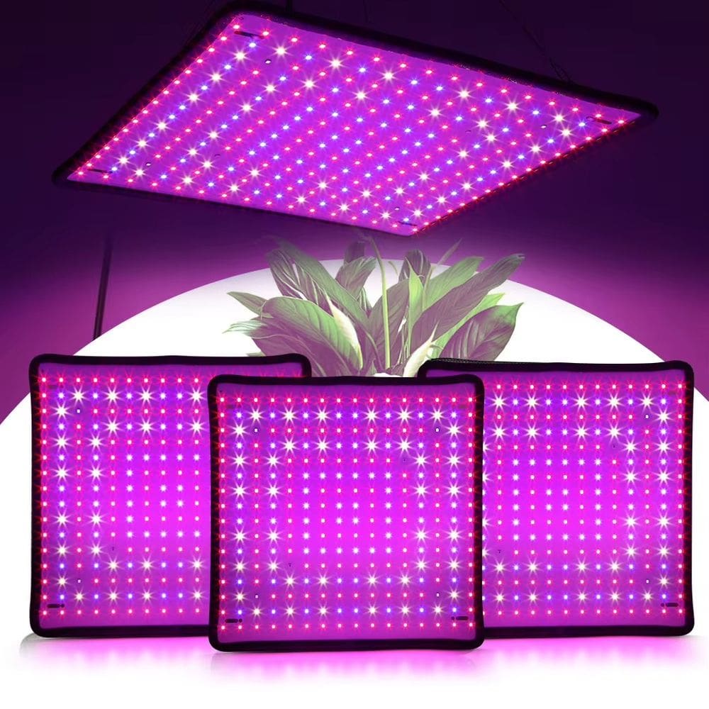 Holofote Led 256 Grow Light 200w Full Spectrum Cultivo Indor