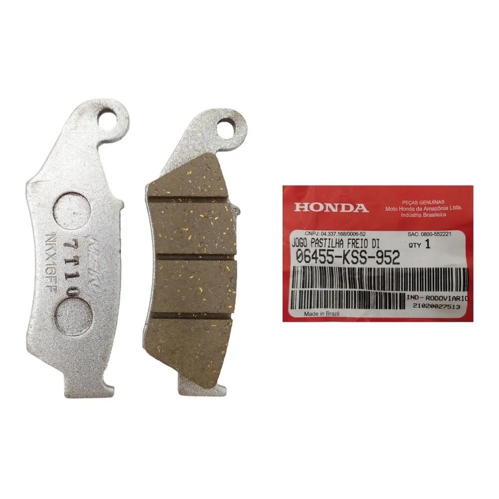 Honda crf 230 bros 150 Pastilha Dianteira Genuíno