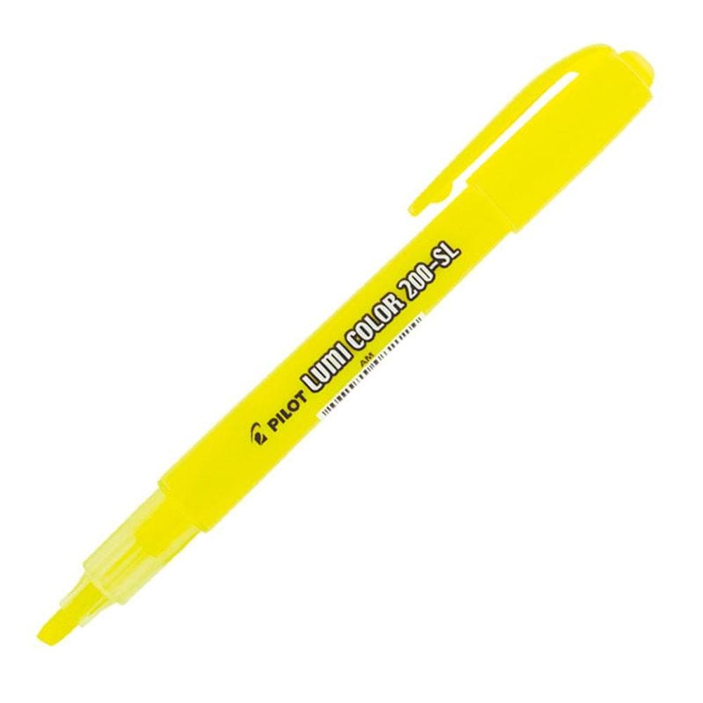 Pincel marca texto 200-SL Lumi Color - amarelo - Pilot