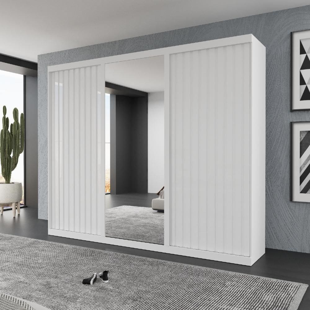 Guarda Roupa Casal Active 3 Portas 6 Gavetas Bom Pastor