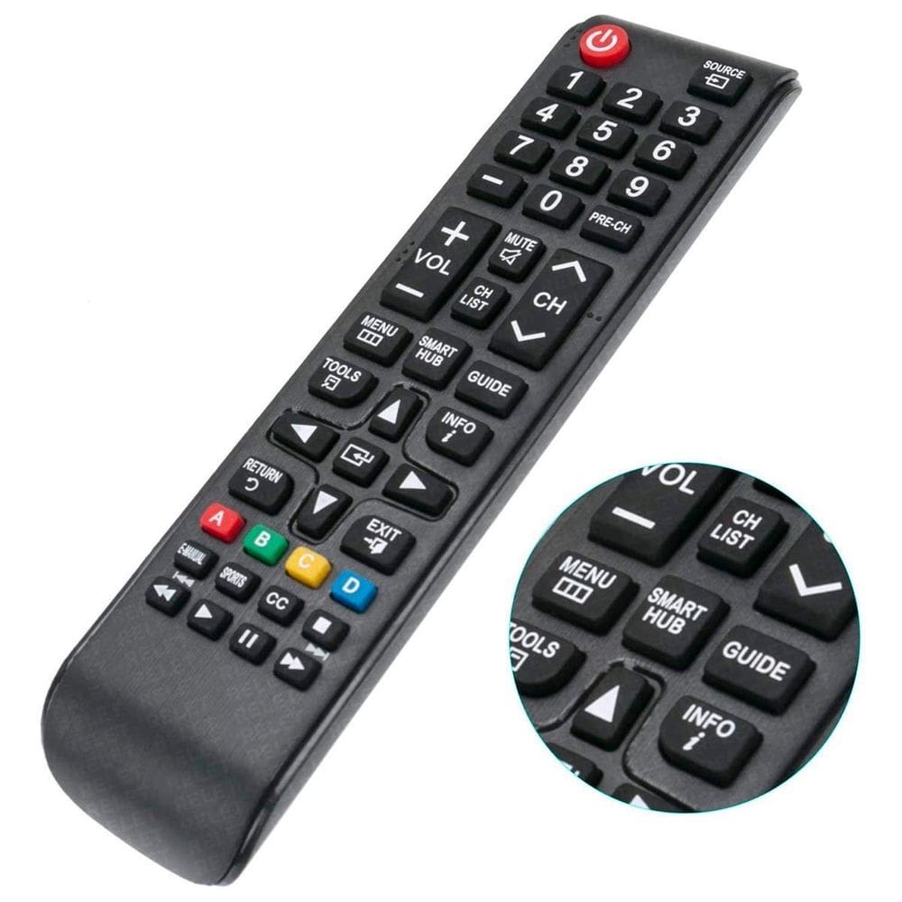 Controle Remoto Compatível Tv Led Samsung Botão Smart Hub