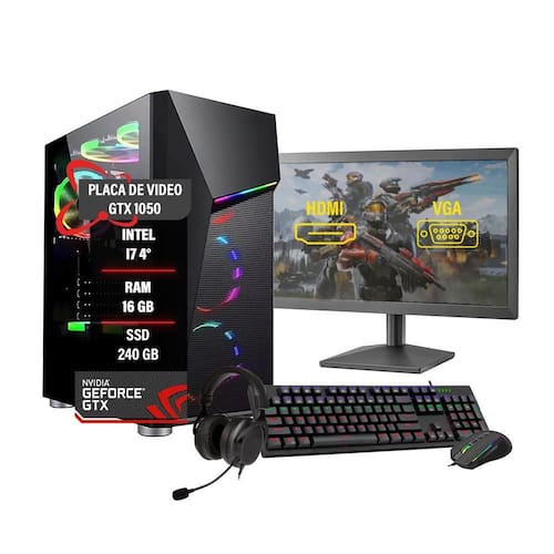 Pc Gamer Completo Intel Core I7 Extra