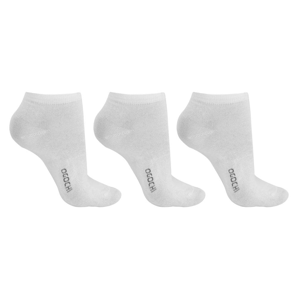 Kit 3 Pares de Meias Cano Curto Unissex Ogochi 37-44