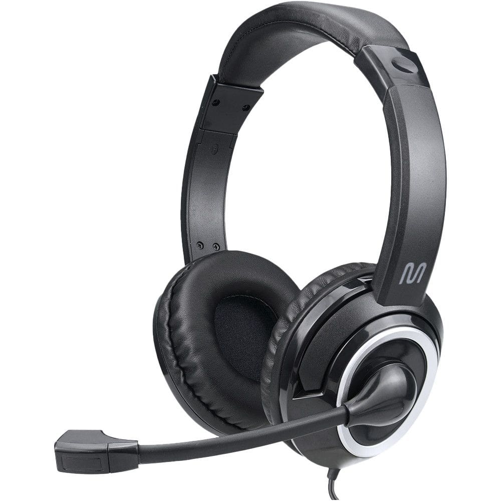 Headset com Fio HF700 Conexão P3 e USB Preto Multi - PH424