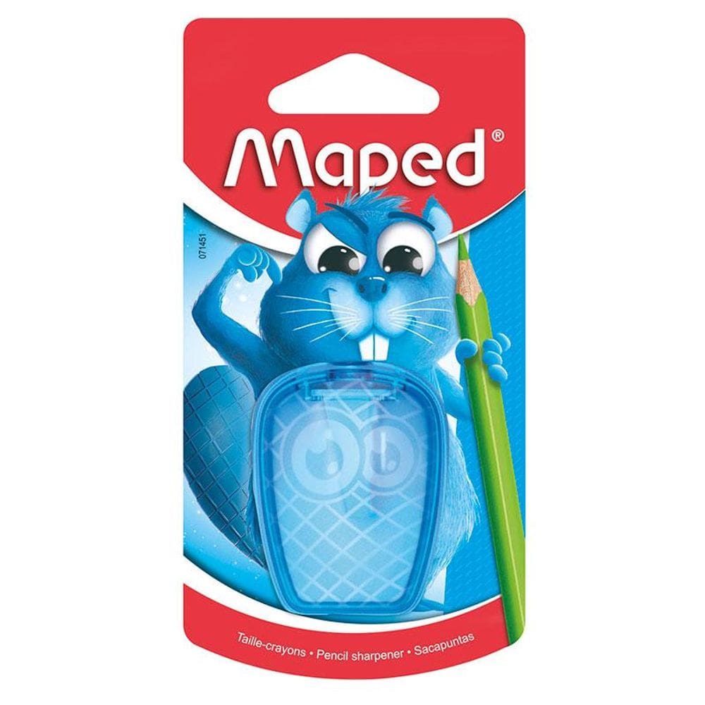 Apontador c/ coletor Castor 1 furo 071451 Maped