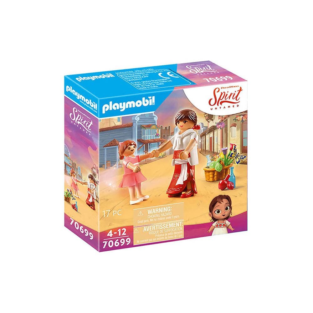 Playmobil - Lucky Jovem E Mamãe Milagro - Spirit - 70699