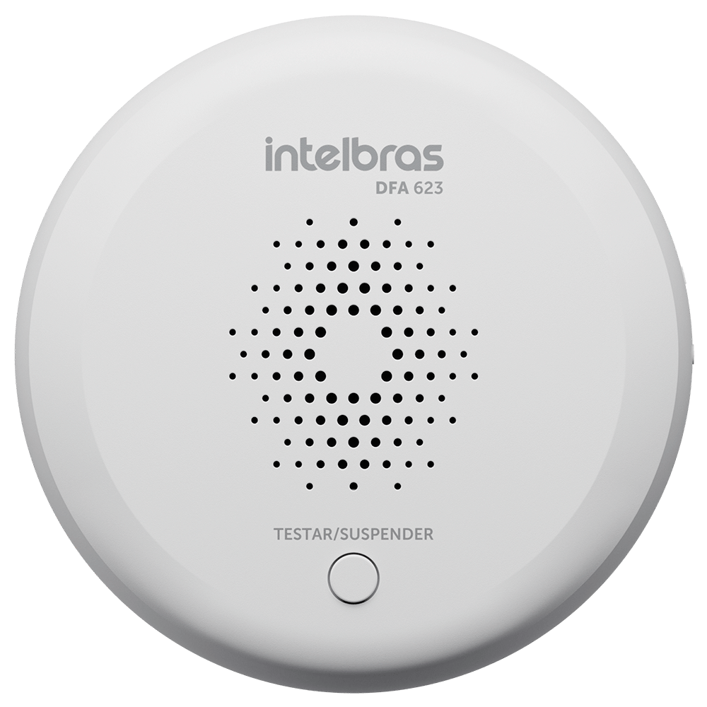 Detector de Fumaça sem Fio e com Alarme Sonoro DFA 623 Intelbras