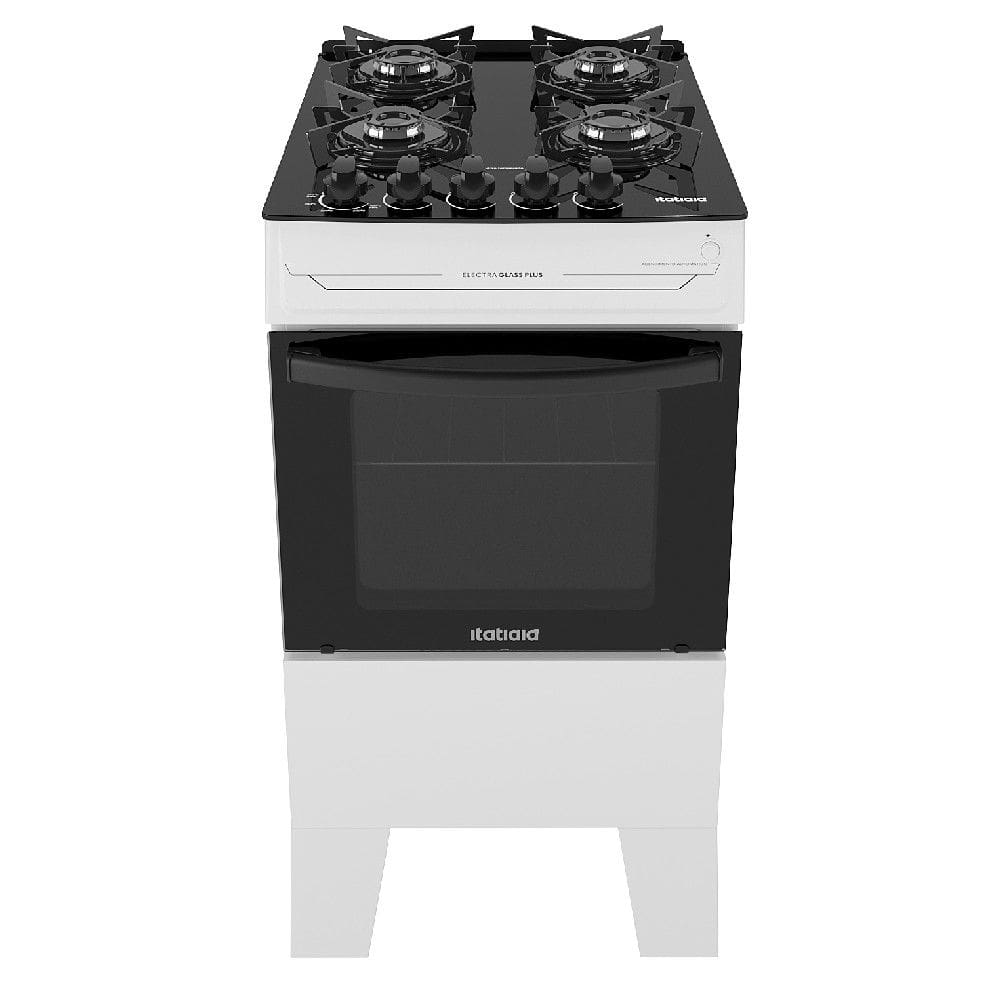 Fogão 4 Bocas Itatiaia Acendimento Automático Electra Glass Plus