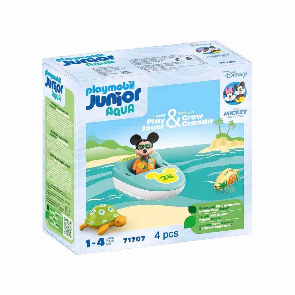 Tour De Barco Com O Mickey - Playmobil Junior Aqua 71707