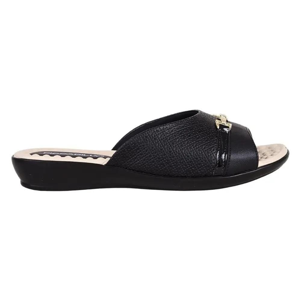 Tamanco Piccadilly Anabela Feminino Pontilhado 500404