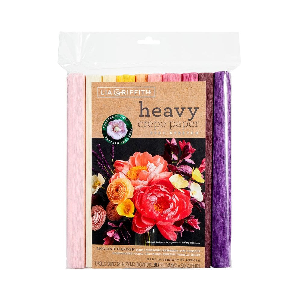 Papel crepom Lia Griffith LG11032 Heavy English Garden