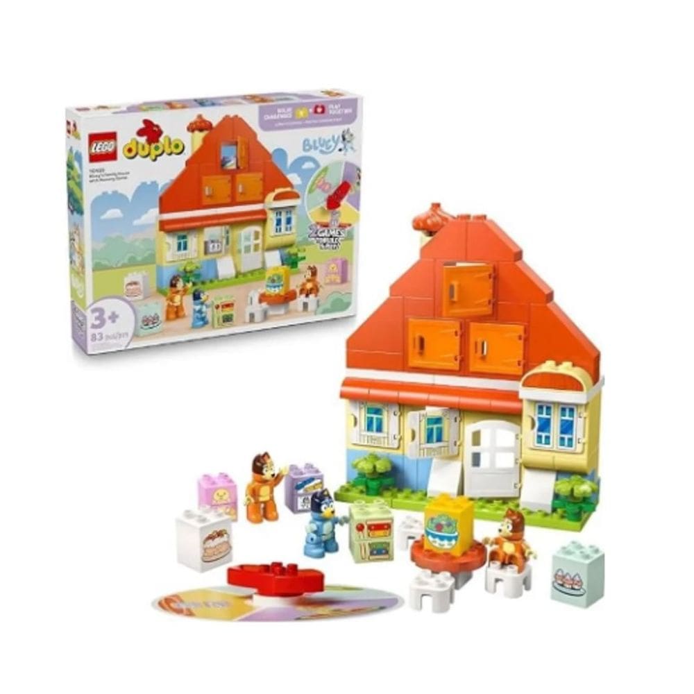 Lego Duplo Casa da Família Bluey Jogo da Memória - 10459
