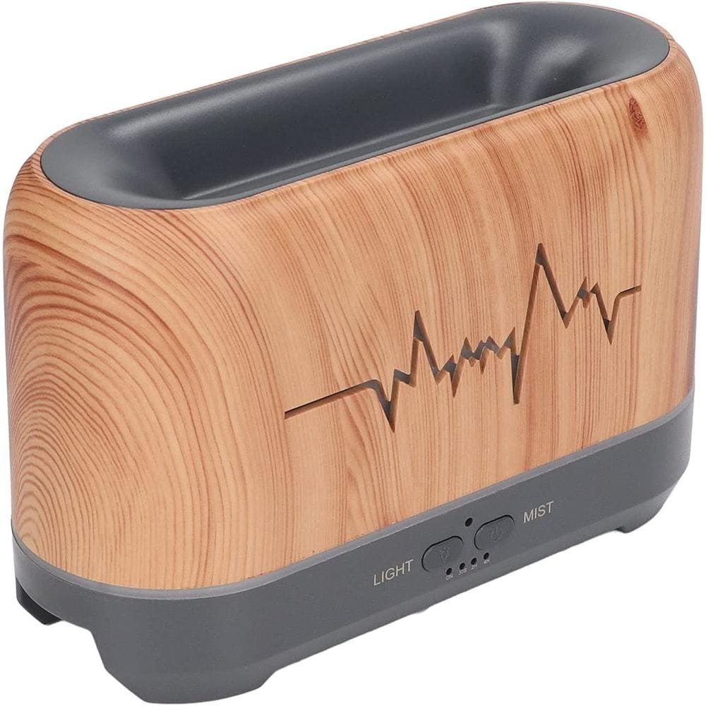 Umidificador Difusor Aromático Ultrassônico Com Controle Remoto Simula Chamas