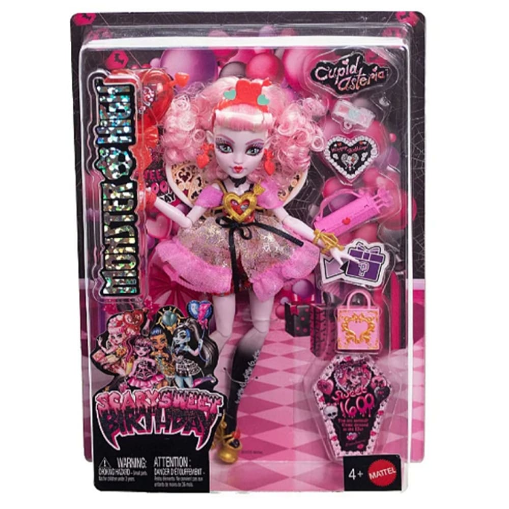 Monster High Core Aniversario Monstruoso Boneca Cupid Asteria 28 Cm C/ Acessorios - Mattel